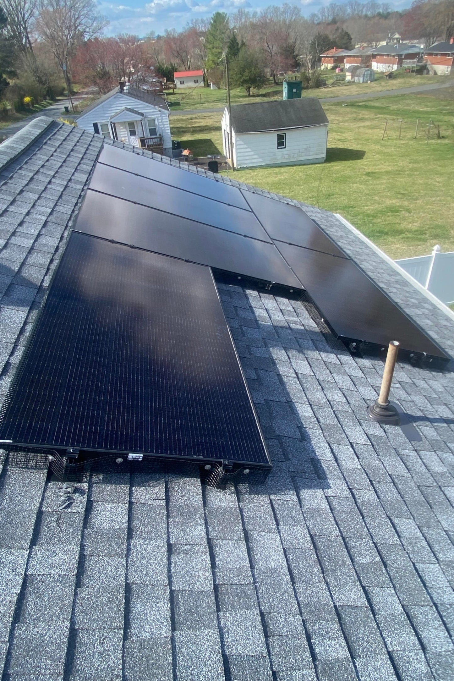 Solar panel cleaning in Virginia (VA) for residential and commercial properties